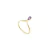 Anel gaivota com pedra - comprar online