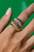 Anel Rajado com Diamantes - comprar online