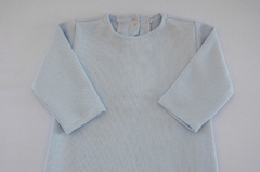 Macacão Tricotado Liso Azul - comprar online