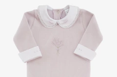 Macacão Saída Maternidade Bebê Lavanda Lilás - comprar online