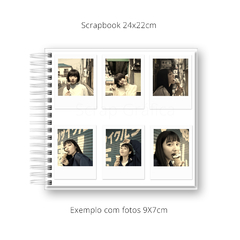 SCRAPBOOK BRANCO 24X22CM CAPA LISA 30 FOLHAS - loja online
