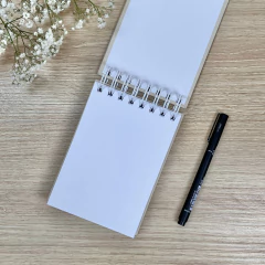 Bloco de Notas Alta Gramatura Liso 10x15cm (A6) Folhas 120g Verde - comprar online