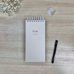 Bloco To Do List Tarefas 24x11cm Capa Dura Folhas 120g Marfim - comprar online