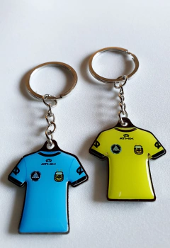 10 Llaveros Metal Camiseta Personalizados - comprar online