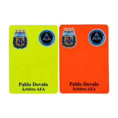 10 Juegos de Tarjetas COLOR Personalizadas - Arbitros Market