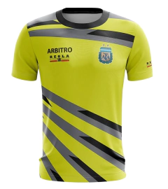 Remera Sport Regla18 Amarilla Arbitro AFA