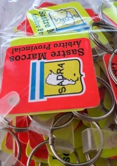 20 Llaveros Minitarjetas COLOR Personalizados