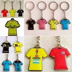 10 Llaveros Metal Camiseta Personalizados - comprar online