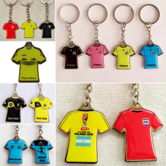 10 Llaveros Metal Camiseta Personalizados - comprar online