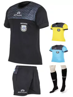 Kit Full Athix Arbitro Afa / 3 Camisetas + Short + Medias
