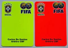 10 Juegos de Tarjetas COLOR Personalizadas - Arbitros Market
