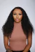 Lace front HD cabelo humano natural cacheado pronta entrega - loja online