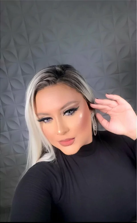 Lace front hd loiro acidentado fibra premium lisa