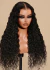 Lace front hd cabelo humano cacheado cachos abertos - izalacewigs