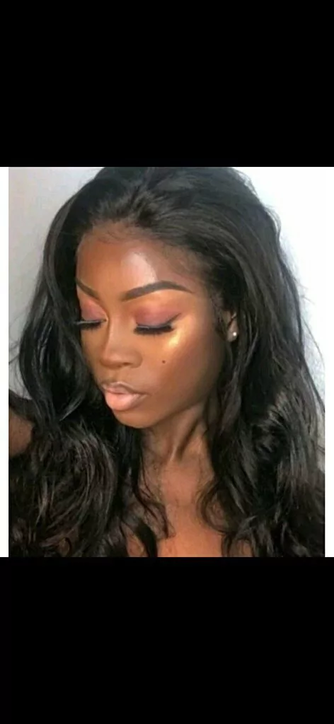 Lace front cabelo humano natural HD ondulada