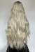 Lace front hd fibra premium loira clarissimo longa na internet