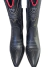 Botas Texanas Milano Black and red - comprar online