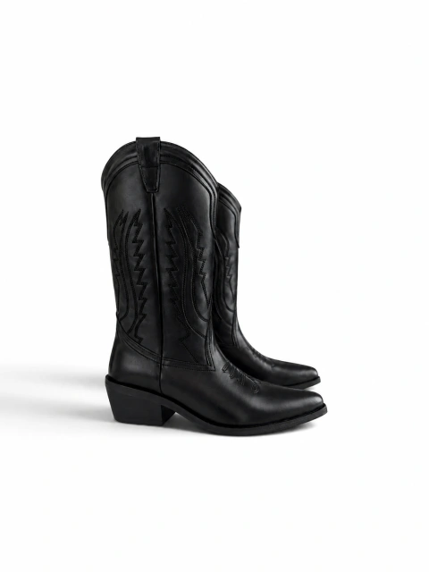 BOTAS TEXANAS NEW YORK BLACK