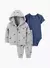 Carter's Set 3 Piezas Body mangas cortas. Cárdigan y Pantalón (1P824310) - comprar online