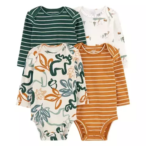 Carter's Pack 4 Bodies mangas largas (1P880110) - comprar online