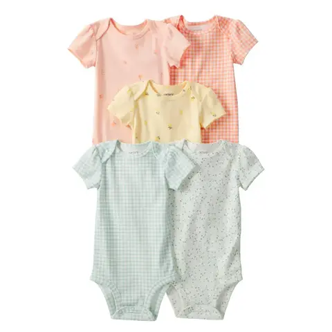 Carter´s Pack 5 Bodies Mangas Cortas (1U626910)