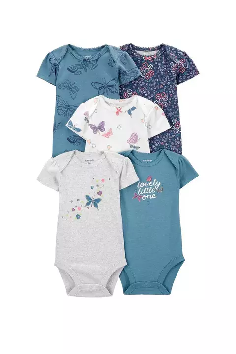 Carter's Pack 5 Bodies mangas cortas "Spring" (1Q124910) - comprar online