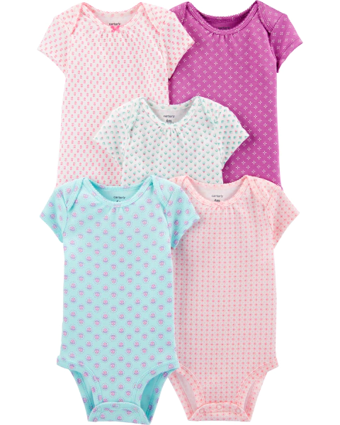 Carter's Pack 5 Bodys "Floral" (17636410)
