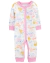 Carter´s Osito-Pijama Algodón cierre "Tropical Rosa" (1N726310) - Boton Pop