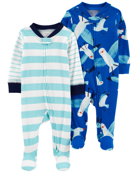 Carter´s Pack 2 Osito-Pijama Algodón cierre (1N041810)