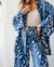 KIMONO CORTO - POSITANO AZUL - Baul Azul