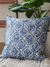 Almohadón FRANCESCO Lino Estampado - 45x45 - Baul Azul