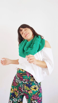 CUELLO RÚCULA CC. / GUIA DE TEJIDO en internet