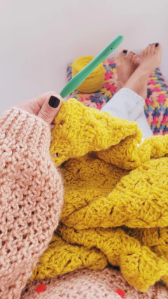 Imagen de PONCHO RAIZ CC. - GUIA DE TEJIDO