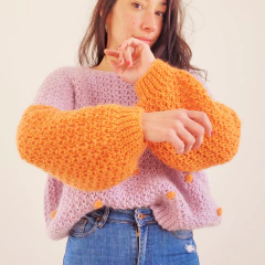 SWEATER TILO CC. / GUIA DE TEJIDO - CHINITA CROCHET