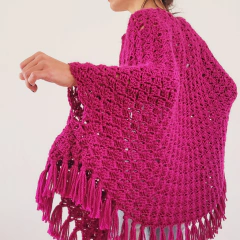 WORKSHOP 6/6 - 14 a 16hs. - PONCHO RAIZ CC. - CHINITA CROCHET