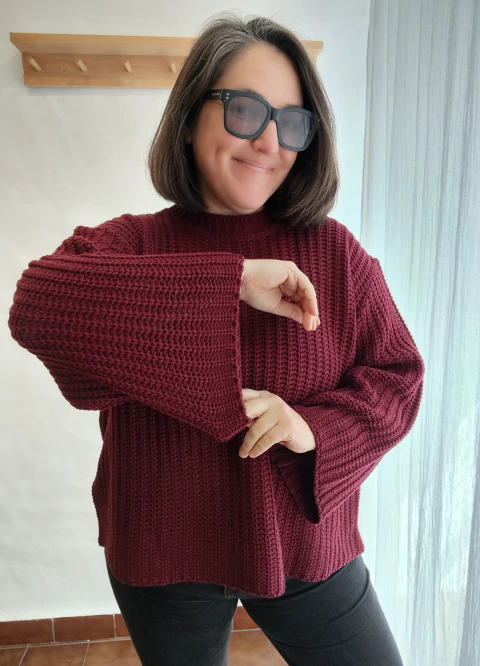 SWEATER MATILDE BORDO - comprar online