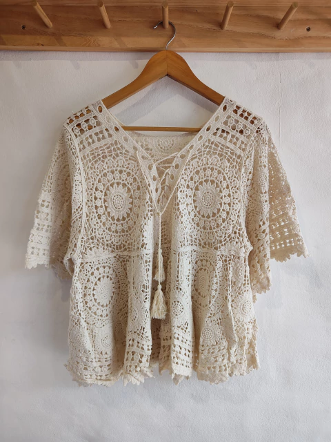 BLUSA CROCHET CABO - comprar online