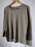 SWEATER ASIMETRICO VERDE