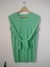 SWEATER BASIC M-L VERDE AGUA - Showroom Namaste