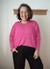 SWEATER BASICO OVERSIZE FUCSIA