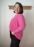 SWEATER BASICO OVERSIZE FUCSIA - comprar online