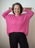 SWEATER BASICO OVERSIZE FUCSIA - Showroom Namaste