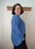 SWEATER BASICO OVERSIZE AZUL FRANCIA - comprar online