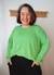 SWEATER BASICO OVERSIZE VERDE - comprar online