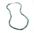Colar choker pedra natural jade melancia multifacetada
