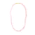 Colar choker pedra quartzo rosa - comprar online