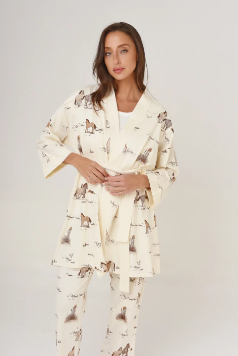 Robe Caballo Criollo crema - comprar online