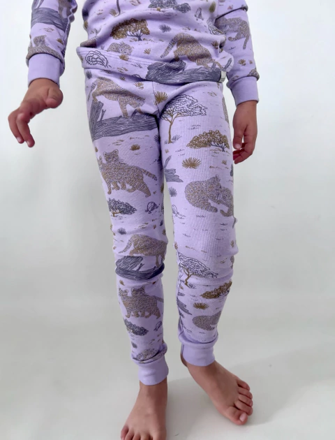 Pijama Gato Montés lavanda