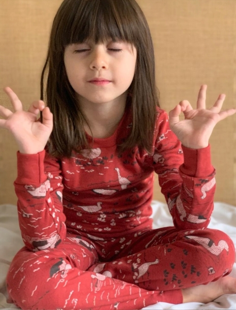 Pijama Cauquén carmín