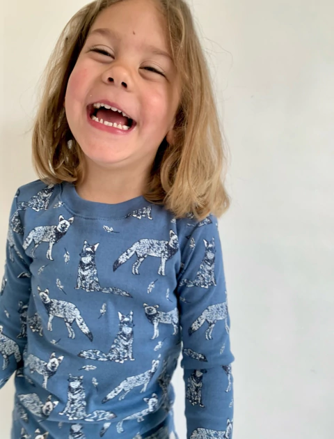 Pijama Zorro azul - comprar online